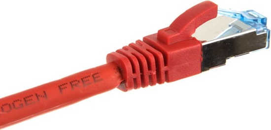 Picture of InLine Patch kabel sieciowy Cat.6A, S/FTP (PiMf), 500MHz, czerwony, 0,5m (76850R)