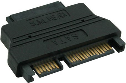 Attēls no InLine SATA - SATA Slimline, Czarny (29611)
