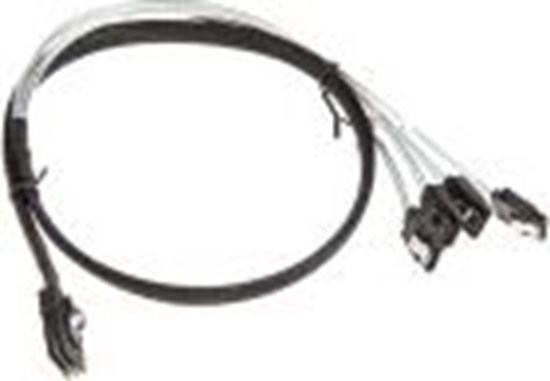 Picture of InLine SFF 8087 - SATA x4, 0.75m, Biay (27620A)