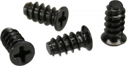 Attēls no InLine ruby do wentylatorów 5x10mm czarne 50 sztuk (33371D)