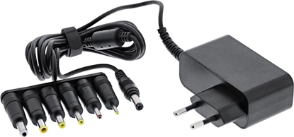 Изображение InLine Uniwersalny zasilacz do laptopa - InLine 12V / 24W z 6 wymiennymi wtyczkami