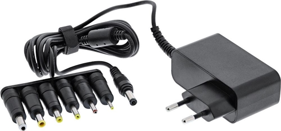 Picture of InLine Uniwersalny zasilacz do laptopa - InLine 12V / 24W z 6 wymiennymi wtyczkami