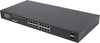 Picture of Intellinet 16-Port Gigabit Ethernet PoE+ Switch with 2 SFP Ports, LCD Display, IEEE 802.3at/af Power over Ethernet (PoE+/PoE) Compliant, 370 W, Endspan, 19" Rackmount (Euro 2-pin plug)