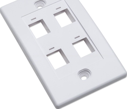 Изображение Intellinet Network Solutions 4-PORTOWY PANEL NA MODUY KEYSTONE DO PUSZKI 517874 (163316)