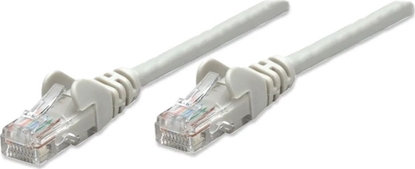 Attēls no Intellinet Network Patch Cable, Cat5e, 1.5m, Grey, CCA, U/UTP, PVC, RJ45, Gold Plated Contacts, Snagless, Booted, Lifetime Warranty, Polybag
