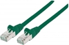 Picture of Intellinet Network Patch Cable, Cat6A, 1m, Green, Copper, S/FTP, LSOH / LSZH, PVC, RJ45, Gold Plated Contacts, Snagless, Booted, Lifetime Warranty, Polybag