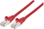 Picture of Intellinet Network Patch Cable, Cat7 Cable/Cat6A Plugs, 3m, Red, Copper, S/FTP, LSOH / LSZH, PVC, RJ45, Gold Plated Contacts, Snagless, Booted, Lifetime Warranty, Polybag
