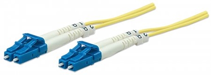 Изображение Intellinet Network Solutions Patchcord wiatowodowy LC/LC OS2 9/125um Duplex Singlemode, 5m, óty (516792)