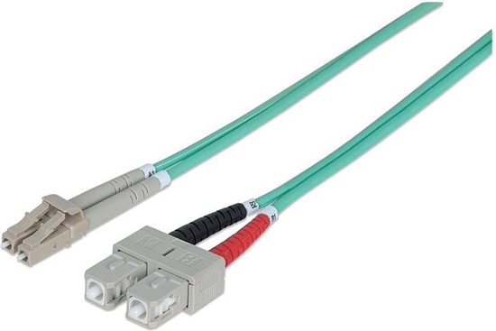 Picture of Intellinet Network Solutions Patchcord wiatowodowy, LC-SC, 2m, 50/125, OM3 wielomodowy (302716)