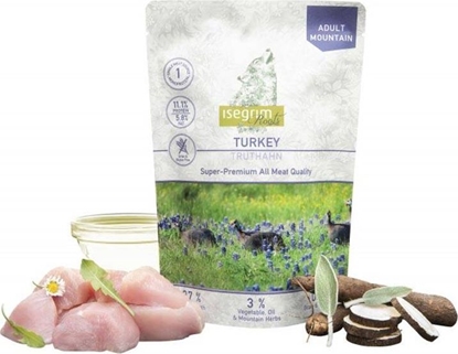 Picture of Isegrim Isegrim Turkey - mokra, monoproteinowa karma dla dorosych psów, indyk z salsefi i zioami górskimi, saszetka 410g