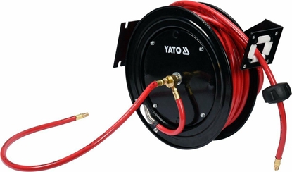 Picture of Yato PRZEWÓD / W PNEUMATYCZNY NA ZWIJAKU 15m x 9,5mm YT-24250