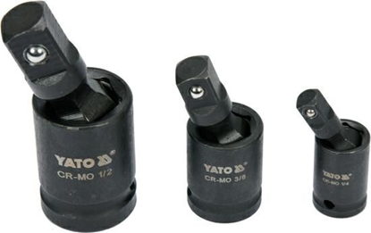 Изображение Yato YATO ZESTAW PRZEGUBÓW UDAROWYCH 1/4" 3/8" 1/2 YT-10643