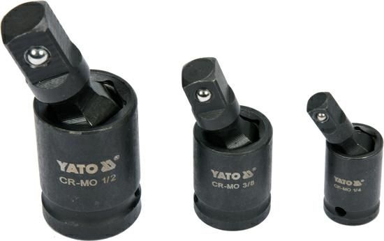 Изображение Yato YATO ZESTAW PRZEGUBÓW UDAROWYCH 1/4" 3/8" 1/2 YT-10643
