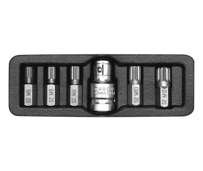 Attēls no Yato Kocówki wkrtakowe Spline M5-M12x30mm 6szt. (YT-0414)