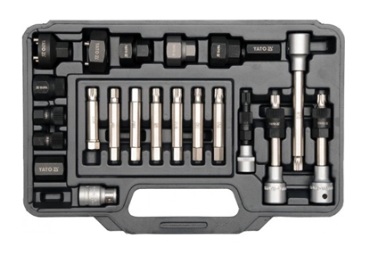 Attēls no Yato Zestaw kluczy do alternatora ze sprzgem 22 czci YT-04211