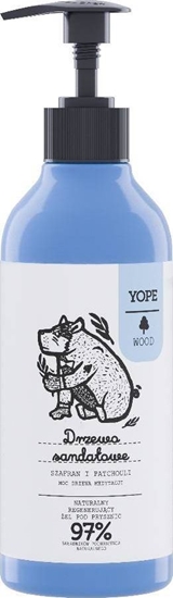 Изображение Yope YOPE WOOD el pod prysznic Drzewo Sandaowe, Szafran, Patchouli 400ml