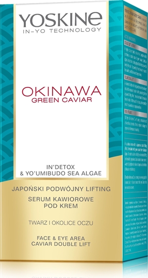 Picture of Yoskine Okinawa Green Caviar japoski podwójny lifting serum kawiorowe pod krem na twarz i okolice oczu 30ml