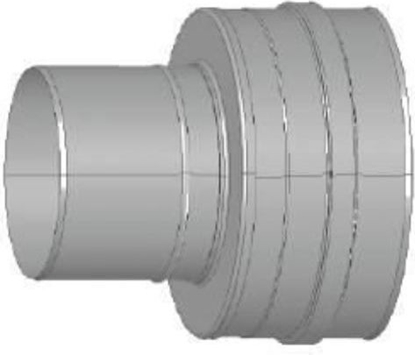 Picture of Jeremias Redukcja 80 Mufa 60 nypel z uszczelk- (EWE060080)
