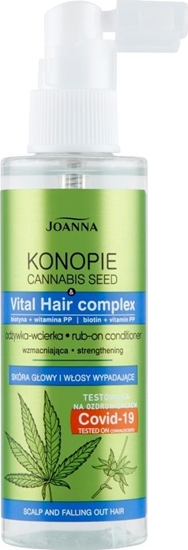 Изображение Joanna JOANNA_Konopie Cannabis Seed wzmacnaiajca odywka-wcierka do wosów wypadajcych 100ml
