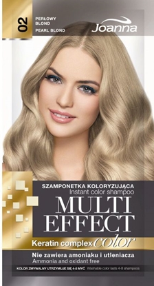 Attēls no Joanna Multi Color Effect Keratin Complex - Szamponetka 02 Perowy Blond 35g