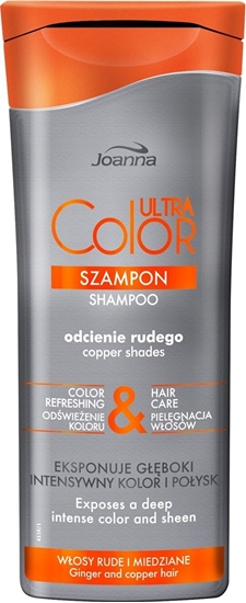 Изображение Joanna Ultra Color Shampoo szampon do włosów rudych i miedzianych 200ml