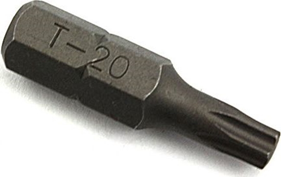 Изображение Jonnesway Kocówka Torx 1/4" T20 x 25mm (D125T20A)