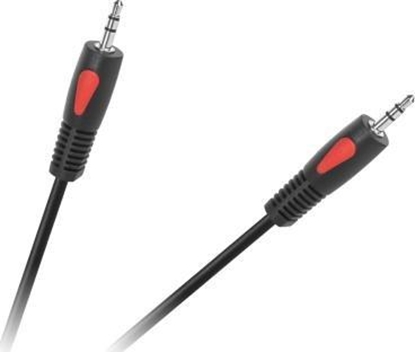 Attēls no Kabel Cabletech Jack 3.5mm - Jack 3.5mm 1m czarny (KPO4005-1.0)