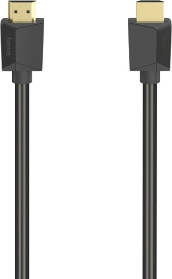 Изображение Kabel Hama HDMI - HDMI 2m 8K HDMI 2.1 czarny (002052420000)