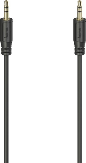 Picture of Kabel Hama Jack 3.5mm - Jack 3.5mm 0.75m czarny (002007250000)