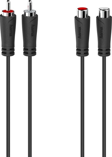Изображение Kabel Hama RCA (Cinch) x2 - RCA (Cinch) x2 1.5m czarny (002052590000)