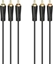 Изображение Kabel Hama RCA (Cinch) x3 - RCA (Cinch) x3 3m czarny (002051510000)