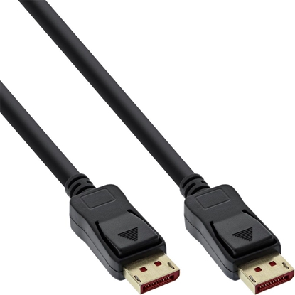 Attēls no Kabel InLine DisplayPort - DisplayPort 1m czarny (ZUDP-045)