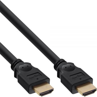Изображение Kabel InLine HDMI - HDMI 0.5m czarny (17655P)