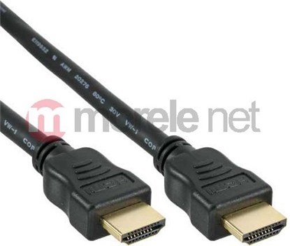 Изображение Kabel InLine HDMI - HDMI 5m czarny (17005P)