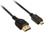 Изображение Kabel InLine HDMI Micro - HDMI 0.5m czarny (17555D)
