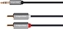 Picture of Kabel Kruger&Matz Jack 3.5mm - RCA (Cinch) x2 1m srebrny (KM1218)