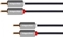 Изображение Kabel Kruger&Matz RCA (Cinch) x2 - RCA (Cinch) x2 10m szary (KM1210)