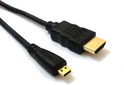 Изображение Logilink HDMI-Kabel Ethernet A -> micro D St/St  2.00m bk