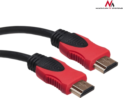 Picture of Kabel Maclean HDMI - HDMI 3m czerwony (MCTV-707)