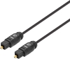Picture of Manhattan Toslink Digital Optical AudioCable, 3m, Male/Male, Toslink S/PDIF, Gold plated contacts, Lifetime Warranty, Polybag