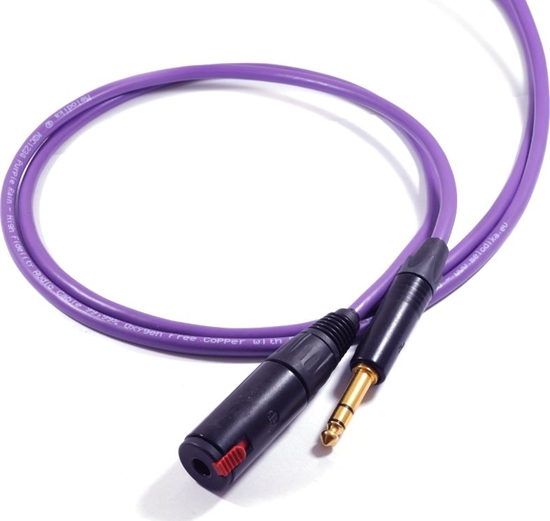 Picture of Kabel Melodika Jack 6.3mm  - Jack 6.3mm 4m fioletowy