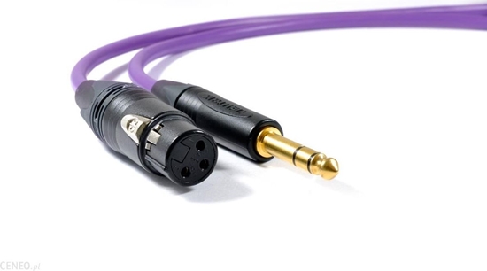 Picture of Kabel Melodika Jack 6.3mm - XLR 1m fioletowy