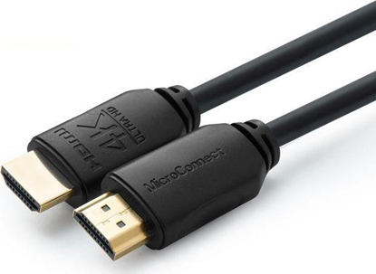 Attēls no Kabel MicroConnect HDMI - HDMI 0.5m czarny (MC-HDM19190.5V2.0)