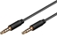 Изображение Kabel PremiumCord Jack 3.5mm - Jack 3.5mm 1m czarny (kjack4mm1)