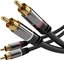 Attēls no Kabel PremiumCord RCA (Cinch) x2 - RCA (Cinch) x2 1.5m czarny (kjqccmm015)
