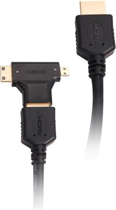 Изображение Kabel Prestigio HDMI - HDMI 1.8m czarny (PHDMIAC1)