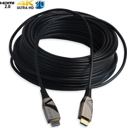 Attēls no Kabel Techly HDMI - HDMI optyczny 4K 30m czarny (103991)
