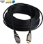 Изображение Kabel Techly HDMI - HDMI optyczny 4K 30m czarny (103991)