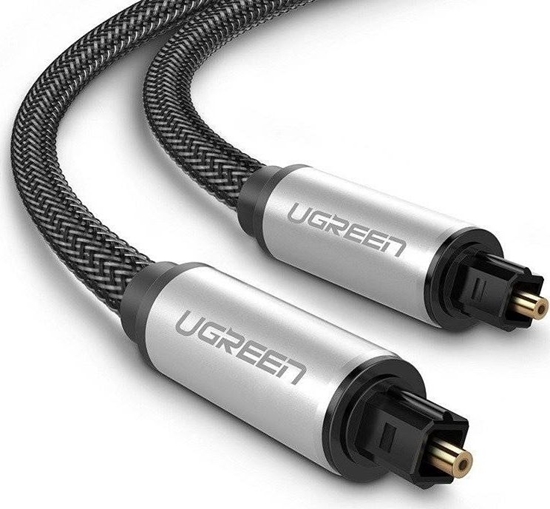 Изображение Kabel Ugreen Toslink - Toslink 1.5m srebrny (UGR510)