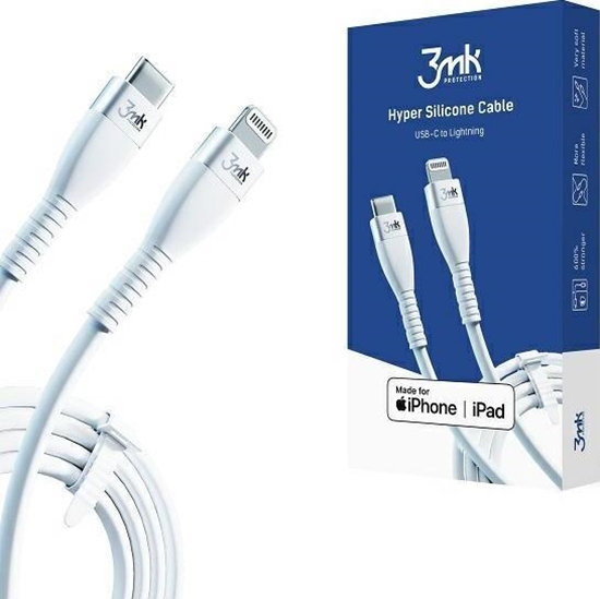 Picture of Kabel USB 3MK USB-C - Lightning 1 m Biay (3MK2623)